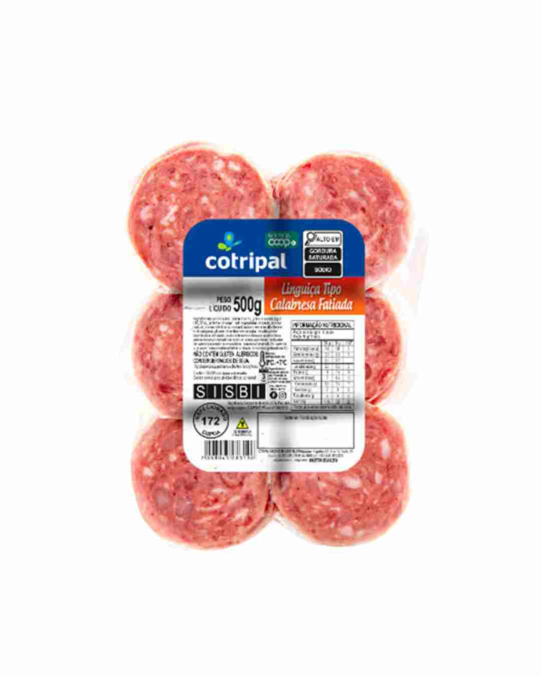 Calabresa Fatiada Cotripal 500g
